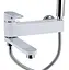 Змішувач для ванни Qtap Jay, Chrome/White (k35) з душовим гарнітуром QTJAY260CRW45554 - мініатюра 2