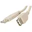 Кабель подовжувач Atcom Usb 2.0 AM/AF пакет довжина 1.8 м білий - мініатюра 1