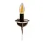 Настенное Бра Brille свеча BCL-734W/1 E14 BK/G - миниатюра 6