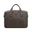 Шкіряна сумка для ноутбука і документів темно-бежева - мініатюра 8