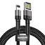 Кабель Baseus Lightning Cafule Cable (special edition) симетричний 2 метри 1.5 A (CALKLF-HG1) чорний - мініатюра 1