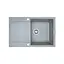 Мойка Borgio гранитная PRH 790x500 серый камень - миниатюра 1
