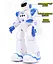 Детский интерактивный робот на радиоуправлении с функцией танца. Управление пультом и жестами, со световыми диодами - миниатюра 10