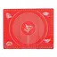 Силіконовий килимок для розкочування тіста 45х64 см, A-plus Червоний 84418 - мініатюра 1