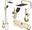 Душова система Rea Rob gold з термостатом та виливом REA-P6625, Золотий - мініатюра 7