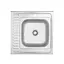 Кухонна мийка Kroner KRP Dekor-6060R (0,6 мм) CV022813, Decor - мініатюра 1
