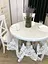 Силіконова скатертина з молочним мереживом Арка Elit 270х190 см - мініатюра 10