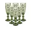 Набор бокалов для шампанского A-PLUS 6шт Подарочные стеклянные фужеры для коктейлей 150мл Green - миниатюра 3