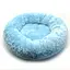 Лежак круглий для собак та котів Забава блакитна №3 60х15 см - мініатюра 1