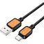 Кабель Hoco X108 Benefit silicone charging data cable Type-C Чорний - мініатюра 1