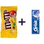 Набір: драже M&M's з арахісом 45 г + гумка жувальна Orbit Winterfresh драже 14 г - мініатюра 1