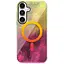 Чехол Epik TPU Shiny Mountain (MagFit) для Samsung Galaxy S24 Yellow / Pink - миниатюра 1