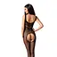 Бодистокинг с доступом к интимным местам Passion BS078 black One size - миниатюра 2