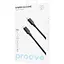 Кабель Proove Striped Silicone USB-C to USB-C 60W 1m Black (CCSS60002201) [133331] - миниатюра 2
