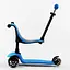 Самокат-велобіг 3 в 1 Best Scooter 31х12х55-69 см Блакитний 000231637 - мініатюра 2