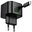 МЗП Hoco C154A Changer With Retractable Cable Type-C PD20W+QC3.0 (1USB-C) Black - мініатюра 5