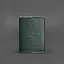 Кожаная обложка для удостоверения офицера 9.0 зеленая - миниатюра 5