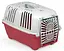 Переноска для тварин 48x31.5x33 см MPS PRATIKO 1 RED (двері пластик) - мініатюра 1