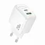 Зарядное устройство Borofone BAS44A USB-C x USB-A PD20W поддержка Power Delivery и Quick Charge 3.0 белый - миниатюра 2