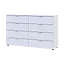 Комод Doros Рон 8 Белый 8 Ящик 130х38х81 (41516172) - миниатюра 3
