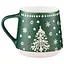 Чашка Ardesto Christmas New Year's кераміка 350 мл зелена (AR3091) - мініатюра 3