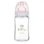 Бутылка с широким антиколиковым отверстием 240 мл "Royal baby" Canpol babies Розовая - миниатюра 1