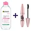 Набір: міцелярна вода Garnier Skin Naturals 400 мл + туш для вій Maybelline New York Lash Sensational чорний 9.5 мл  - мініатюра 1