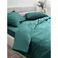 Комплект постільної білизни Ecotton Dark Green євро полісатин темно-зелений (25190) - мініатюра 3