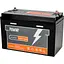 Акумулятор PowMr LiFePO4 12V 12.8V/100Ah/1280 Wh BMS 100A/50A (POW-100AH-12.8V) [110729] - мініатюра 1