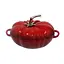 Каструля чавунна Томат 2.5 л емальована з кришкою посуд для тушкування запікання Червоний Premium Cookware HP-1-20-RED - мініатюра 1