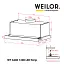 Вытяжка телескопическая WEILOR WT 6280 I 1200 LED Strip - миниатюра 10