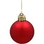 Комплект елочных шариков Chomik пластиковые 4 см красные 16 шт. (GIF3856) - миниатюра 2