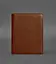 Шкіряний блокнот на сегрегаторі (м'яка обкладинка на кільцях)13.0 світло-коричневий - мініатюра 1