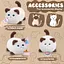 Интерактивная мягкая игрушка AiDA Smart Blinking Cat бело-коричневая (AD54098) - миниатюра 6