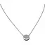 Срібне кольє Подіум з фіанітом. CN1403 - мініатюра 1