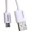 Кабель Remax Fast Charging Cable Micro-USB White - мініатюра 1