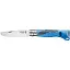 Нож Opinel №7 VRI Inox Outdoor Junior. Цвет – голубой - миниатюра 1