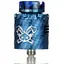 Бак дріпка Hellvape Dead Rabbit 3 RDA 24mm Blue Carbon Fiber (15863) - мініатюра 1