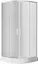 Душевая кабина Eger Tisza 90x90 без поддона стекло Zuzmara 599-021/1, матовый, белый - миниатюра 1