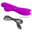Вібратор-кролик Pretty Love Clitoris Vibrator 20.8 см фіолетовий - мініатюра 6