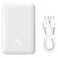 Портативний ЗП Power Bank Baseus Magnetic Mini 20W c БЗП 10000 mAh (PPCX070001) White - мініатюра 6