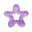 Прорізувач силіконовий 4005_фіолетова зірочка - мініатюра 1