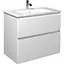 Тумба Мойдодир Палермо 80-U в ванну з умивальником SU-80 Білий - мініатюра 1