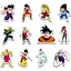 Стикерпак набор наклеек G-Toys Dragonball Z 45 шт. (SP DZ 01) - миниатюра 3