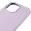 Чохол Epik Silicone Case AA Logo with MagSafe для Apple iPhone 15 Pro 6.1 Бузковий/Lilac - мініатюра 4
