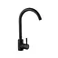 Змішувач для кухні Kroner KRP Edelstahl Komposit - SCH035 CV027437 Чорний матовий - мініатюра 1