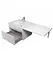 Тумба Мойдодир Wing 60-А-W з умивальником Rodeo 120 L з крилом над пралкою підвісна Білий - мініатюра 4