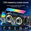 Портативні Bluetooth-динаміки BESNOOW, бездротова акустична система потужністю 20 Вт з гучним стереозвуком HD, час відтворення 18 - мініатюра 4