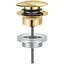 Донний клапан Grohe Click-Clack 65807GN0, Золотий - мініатюра 1