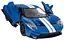 Машинка Ford GT синій RASTAR модель 1:14 Автомобіль на дистанційному керуванні + пульт 2,4 ГГц - мініатюра 6